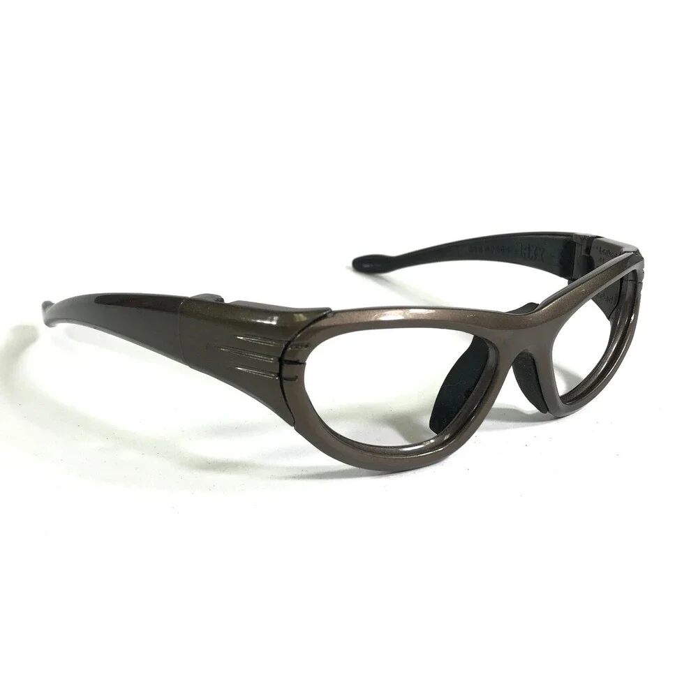 Liberty Sport Rec Specs Eyeglasses Frames MX10 Brown Square Full Rim 54-17-135